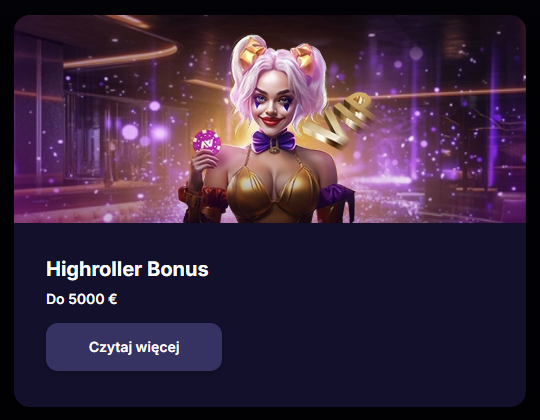 Highroller Bonus Do 5000 € Highroller Bonus Do 5000 €
